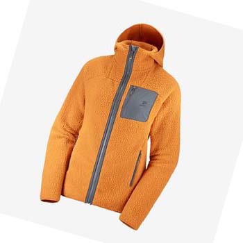 Sudadera Con Capucha Salomon OUTLINE WARM TEDDY Mujer Naranjas | MX 2501RVD